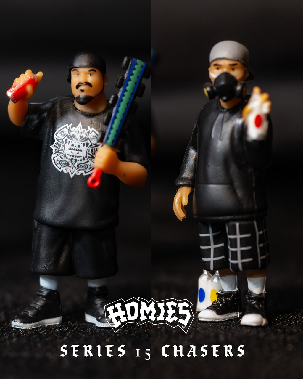 Homies Series 15 Chasers - Urban Aztec/Sloe Motions 1:32 Scale