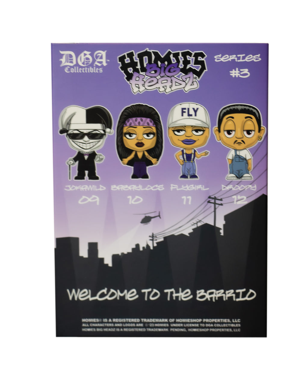 HOMIES - BIG HEADZ Jokawild Figure - Series #3