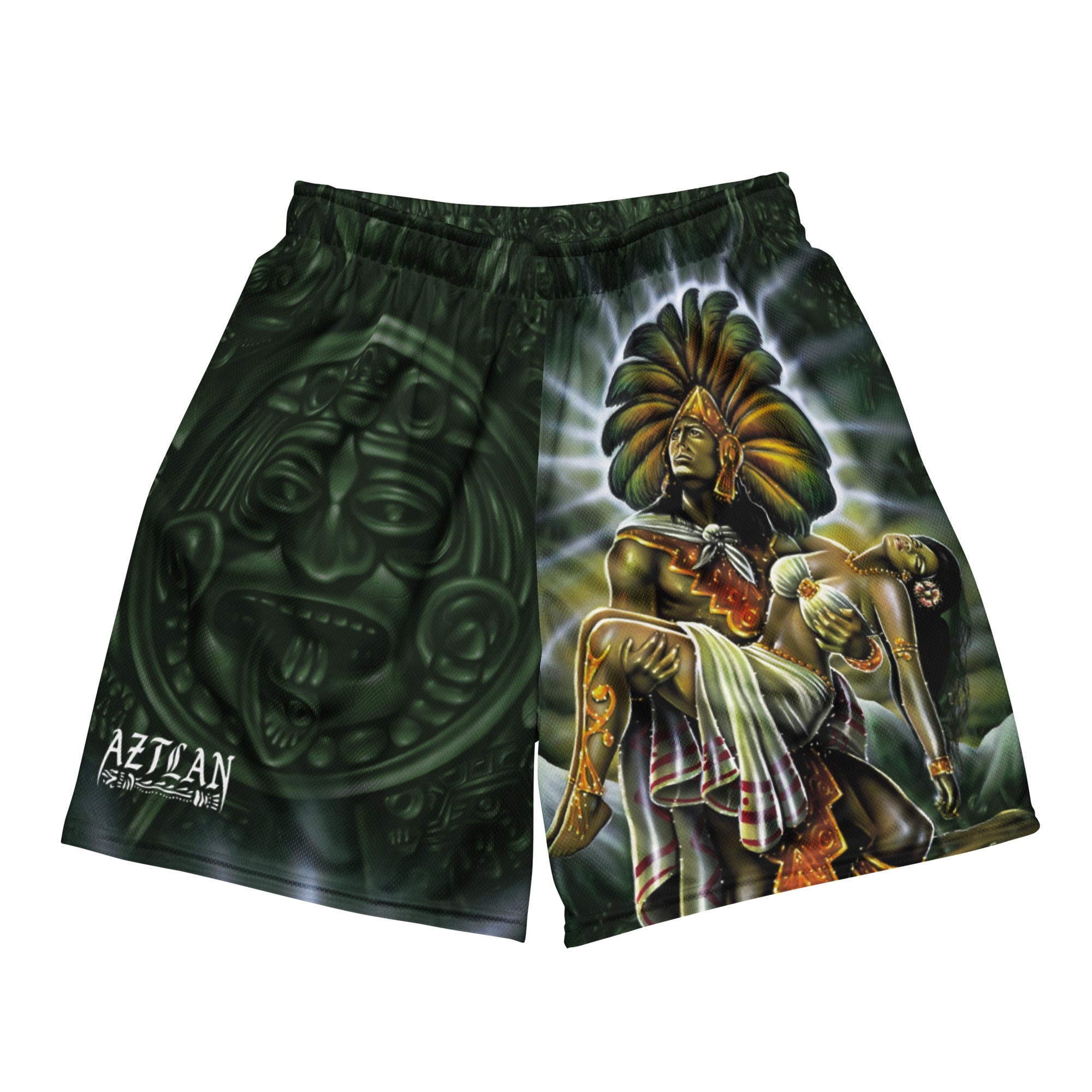 Azteca Unisex mesh shorts – Aztlan